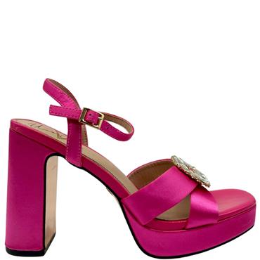 UNA HEALY WOMENS PLATFORM STRAP SANDAL - PINK